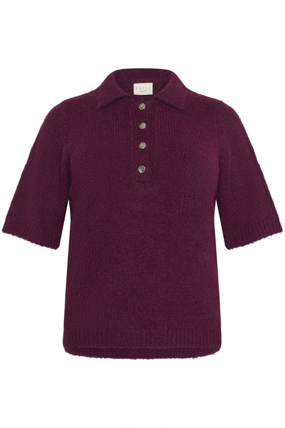 KCemilia Polo Pullover Windsor Wine - 10583653 Thumbnail
