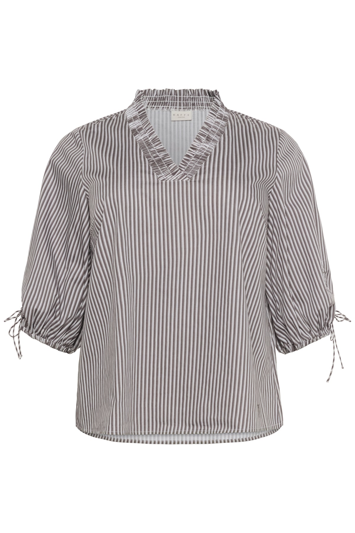 KCmariana Blus Grå/Vit randig - 10583661
