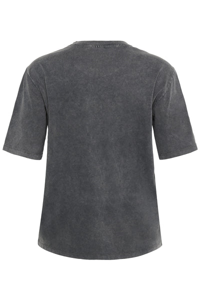 KCserina T-Shirt Washed mörkgrå - 10583679 Thumbnail