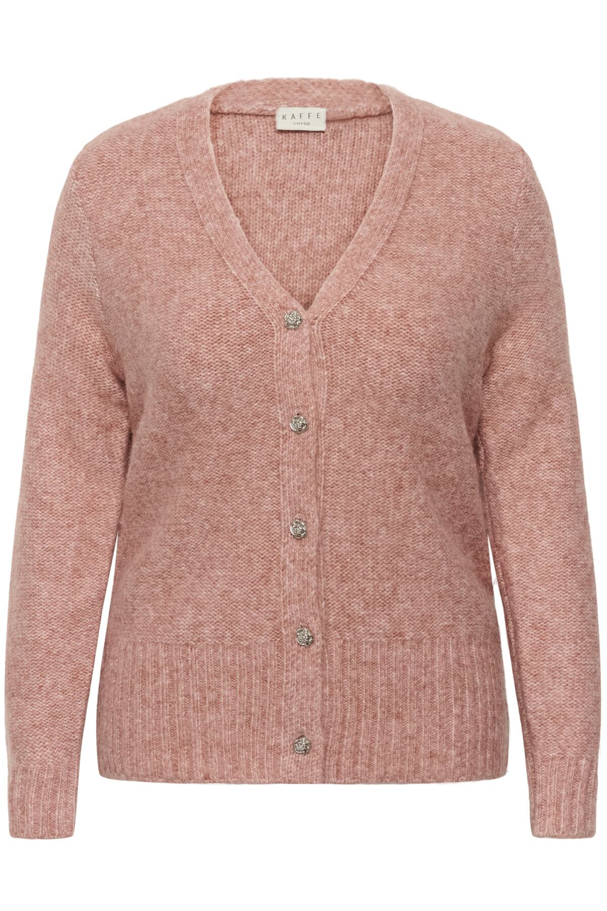 KCcabis Cardigan Light Mahogany Melange - 10583681