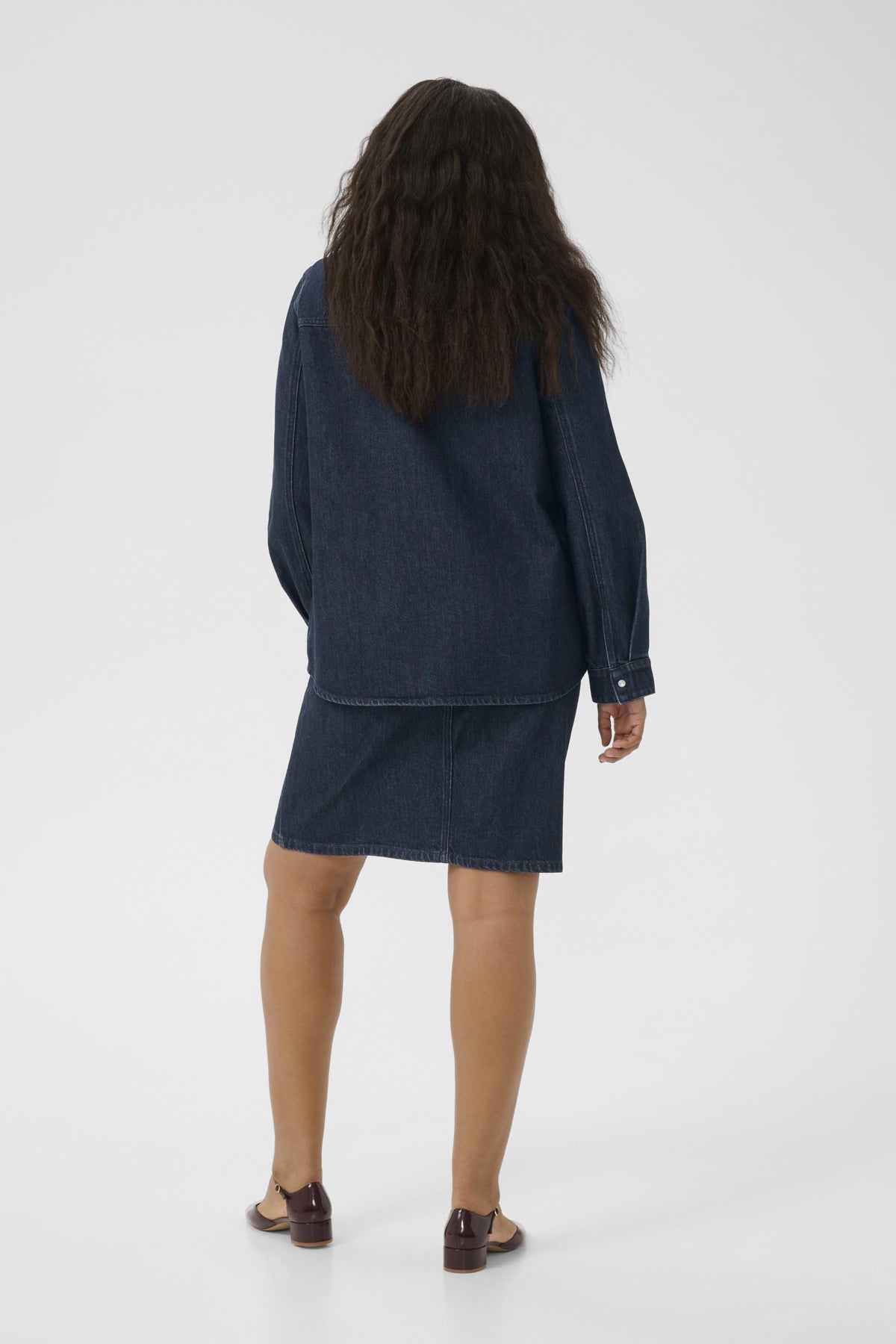 KCelisa Denimskjorta Mörkblå Denim - 10583684