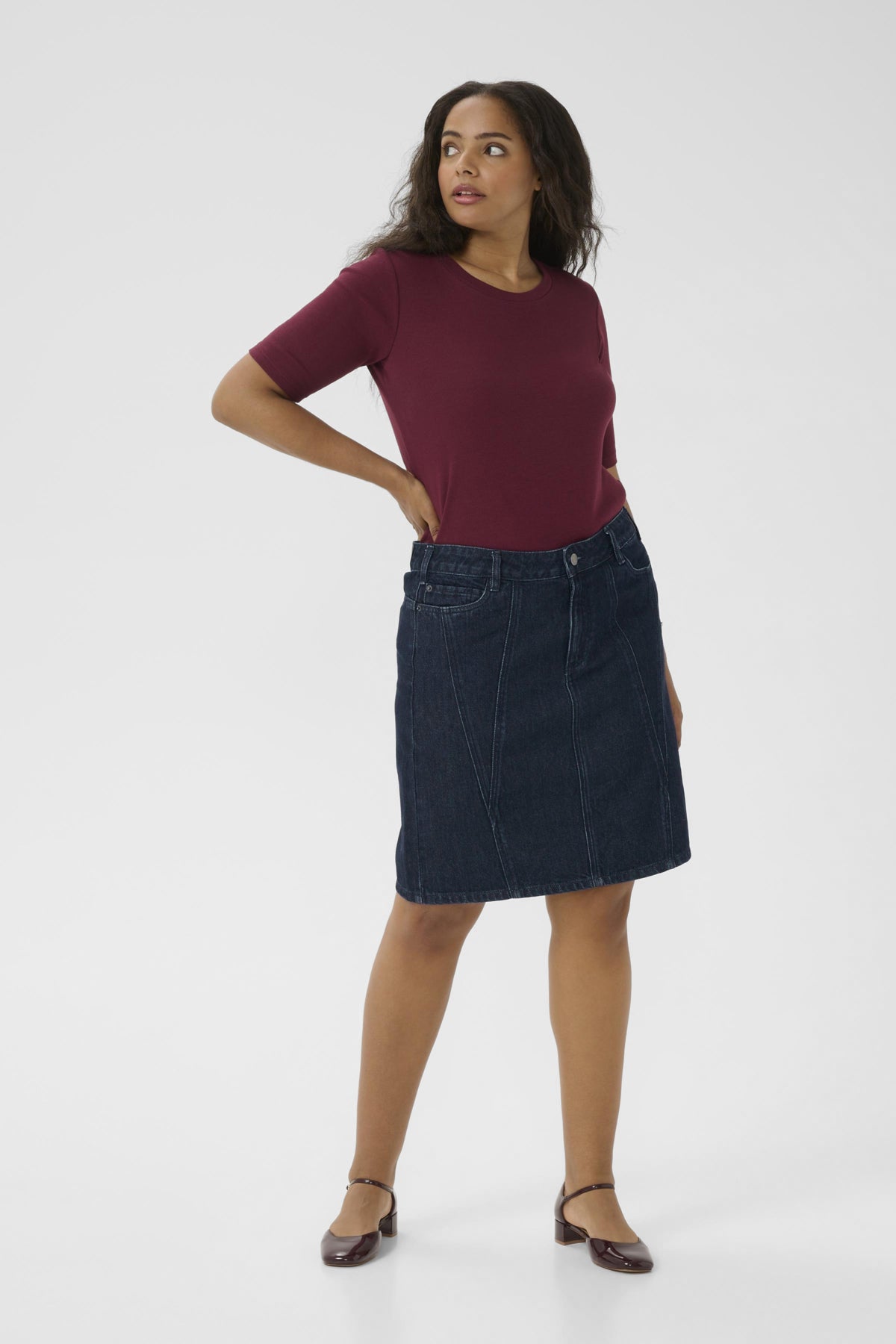 KCelisa Denimskirt Dark Blue Denim - 10583685