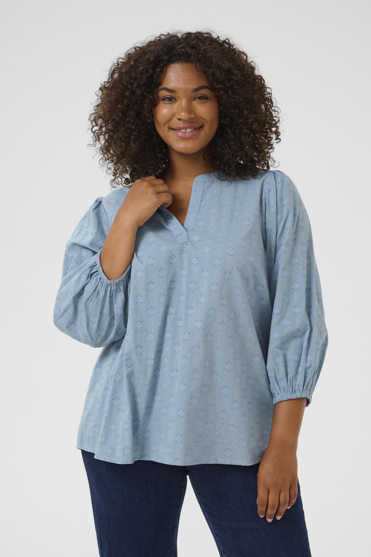 KCloulou Blouse 3/4 SL Windward Blue - 10583706