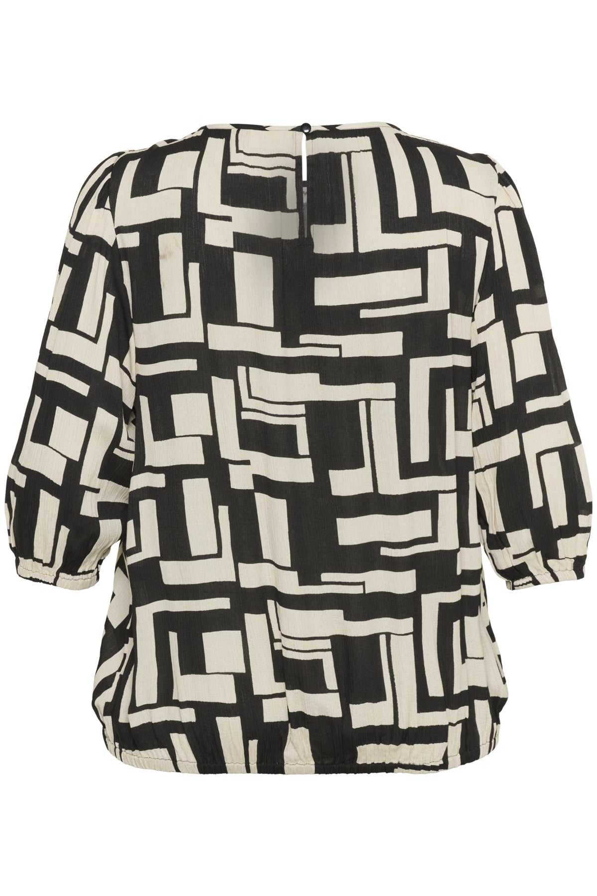 KCmarina Ami Blus Svart/Vit Grafisk - 10583716