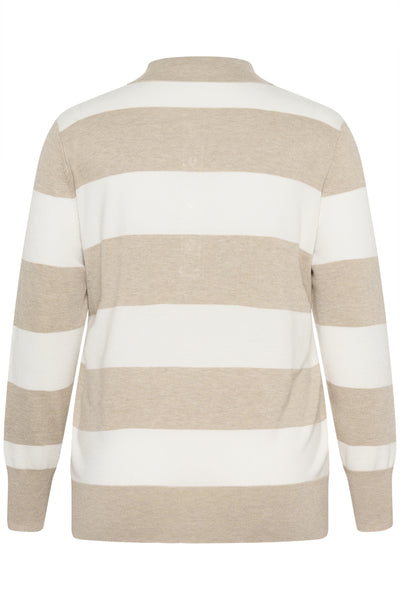 KClizzy Randig Polotröja Feather Gray / Chalk Stripe - - 10583718 Thumbnail