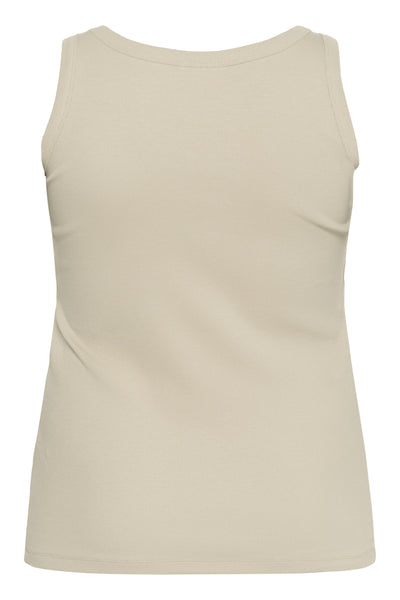 KCcarina Rhinestone Tank Top Fjädergrå Thumbnail