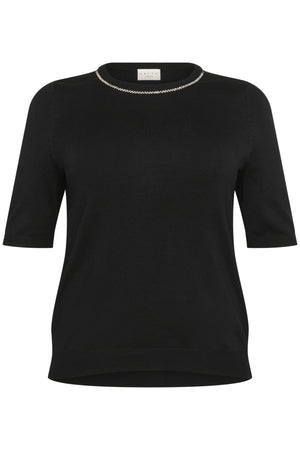 KCcarla stickad tröja Black deep - 10583769