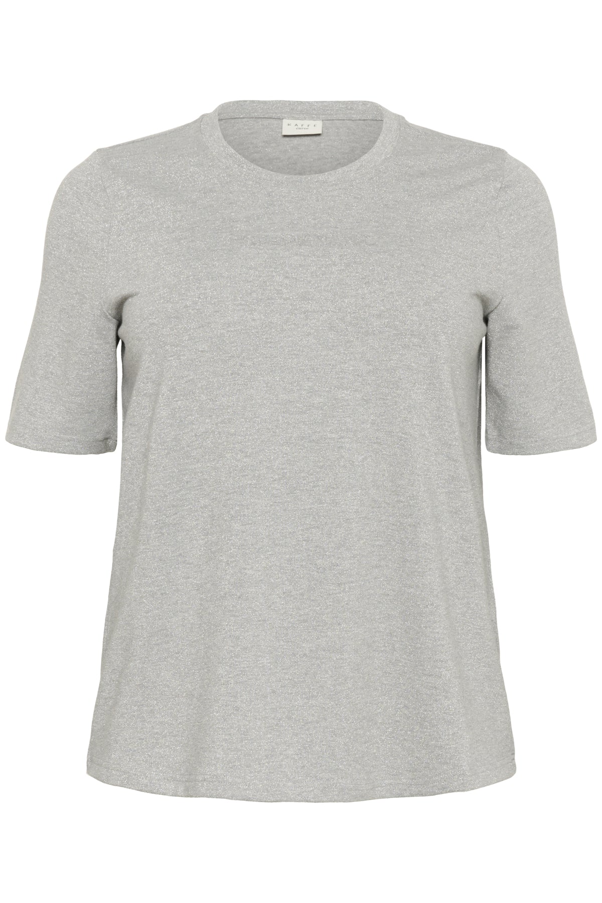 KClianca T-Shirt Ljusgråmelerad Glitter - 1 - 10583781
