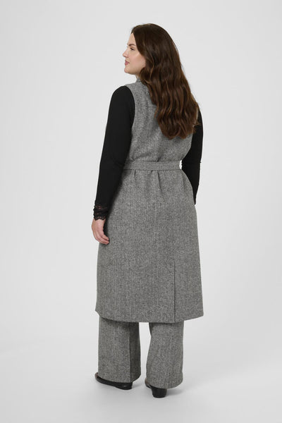 KCthilla Waistcoat Black/Grey Tweed - 108553 - 10583808 Thumbnail