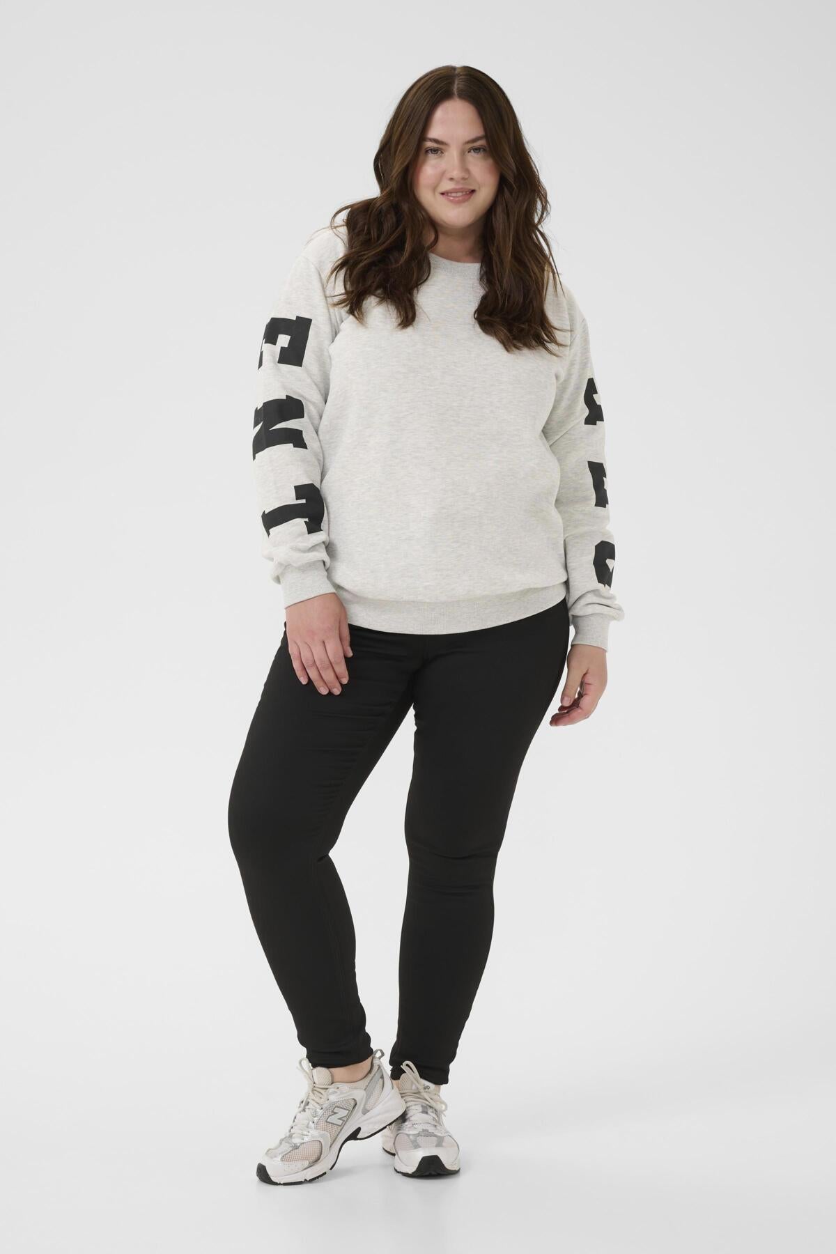 KCelise Sweatshirt Grey Melange - 100123 - 10583813