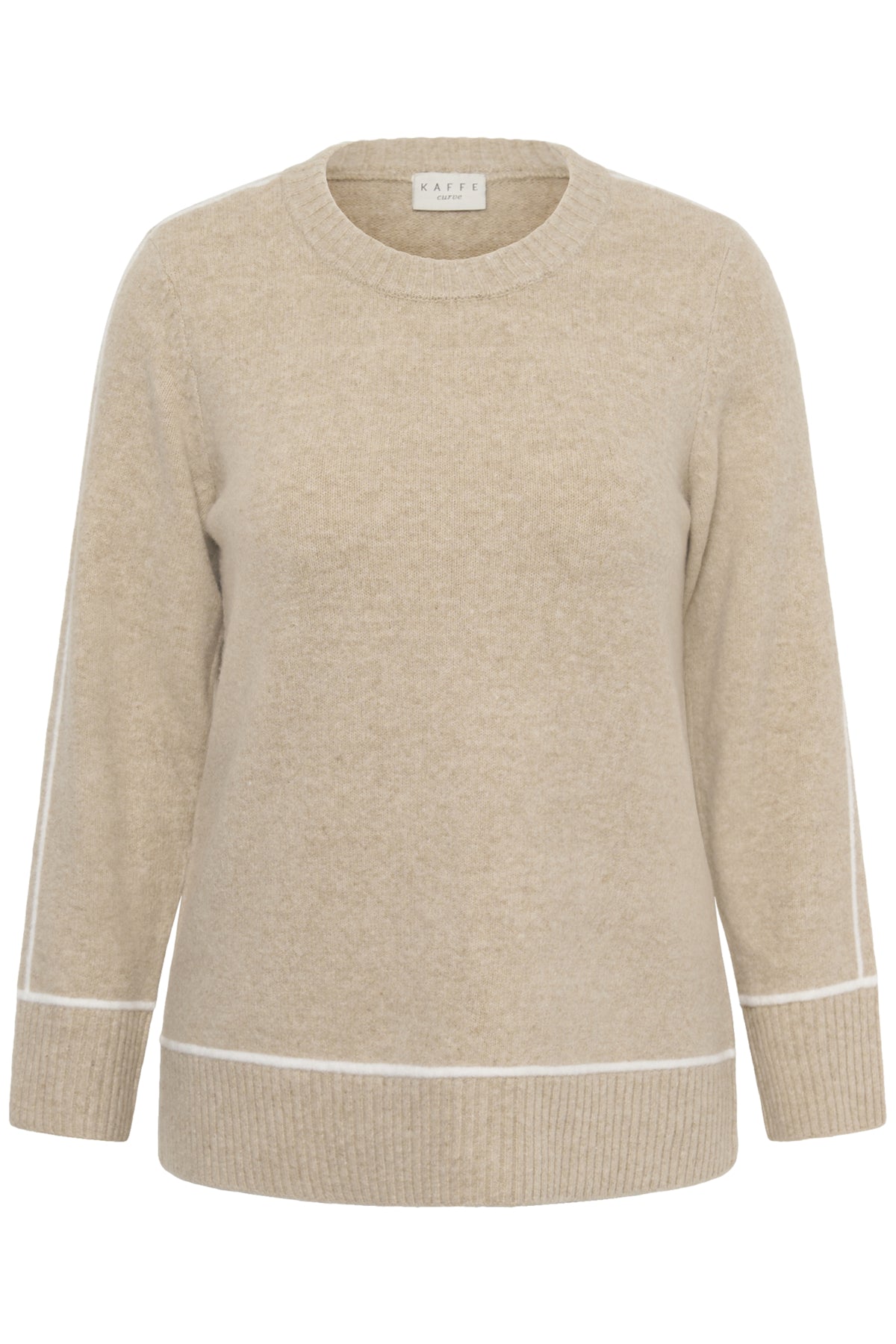 KCjina Stickad Tröja Feather Gray Melange - 1513051 - 10583935