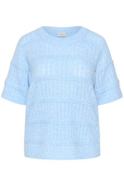 KCminia Pullover Powder Blue Melange - 1442141 - 10583952 Thumbnail