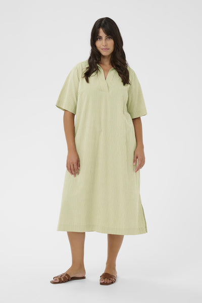 KCnana Striped Dress Brindle / Turtledove Stripe - - 10583969 Thumbnail