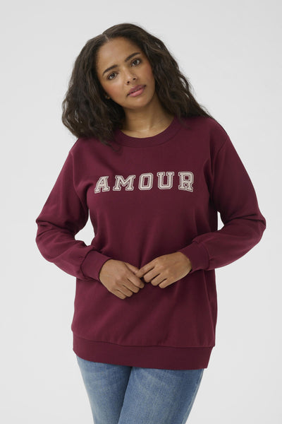 KCelinora Sweatshirt Windsor Wine/Amour Embd. - 10583972 Thumbnail
