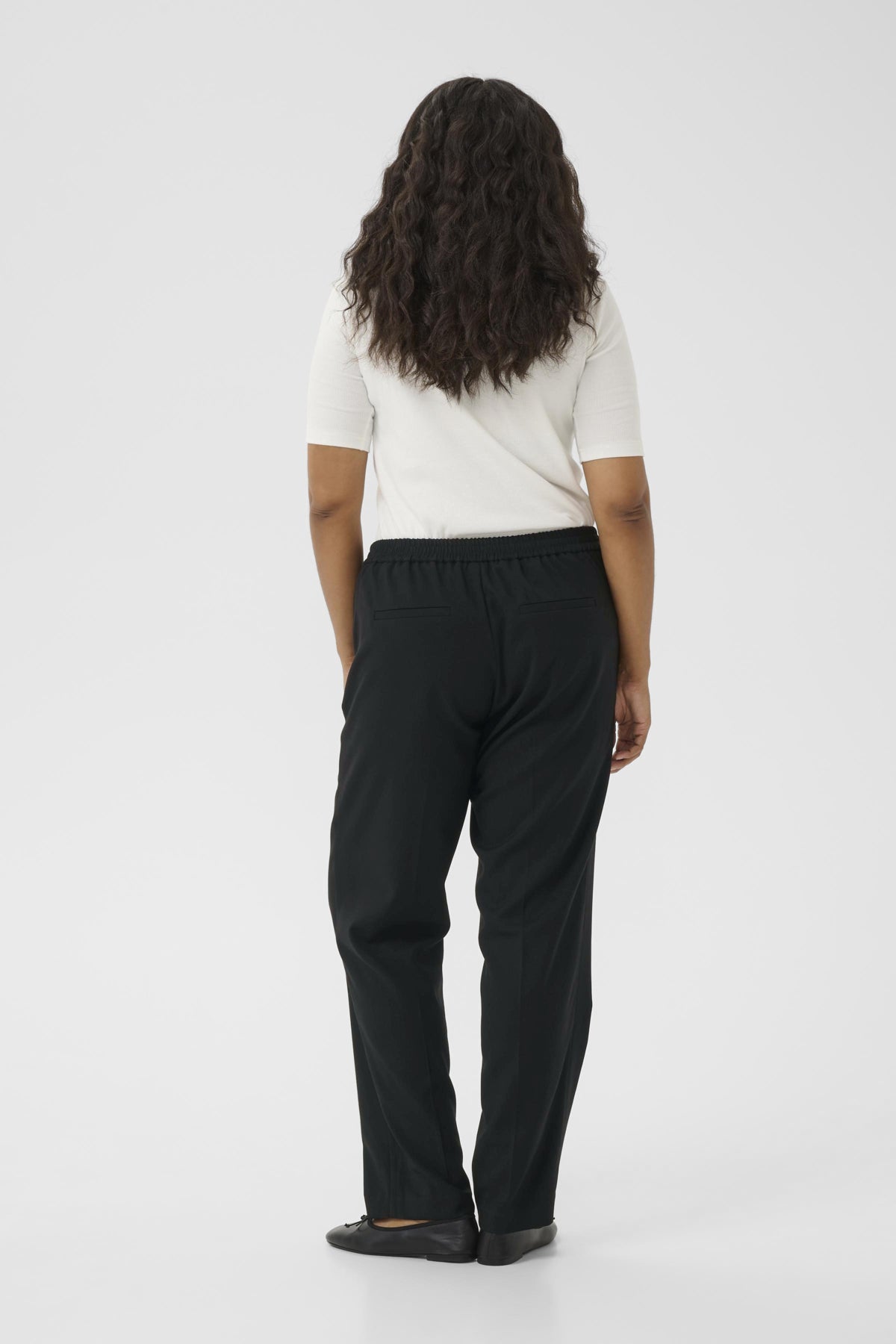 KCmerla Button Pants LL Black deep - 10583988