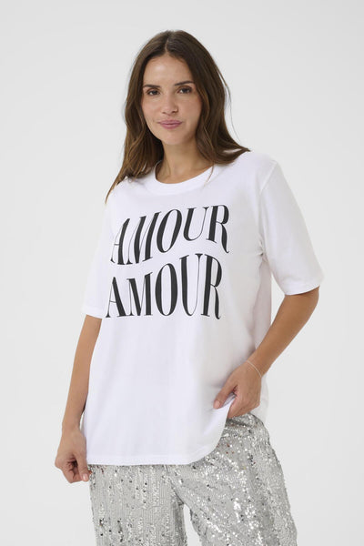 KCchari T-shirt Optical White - 110601 - 10584008 Thumbnail