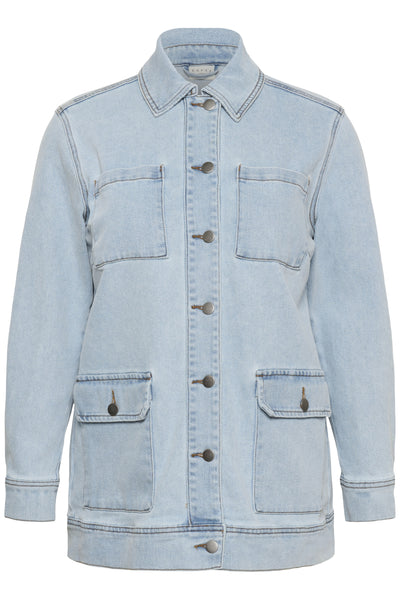 KCninna Denim Jacket Ljusblå Tvättad Denim - 1090 - 10584032 Thumbnail