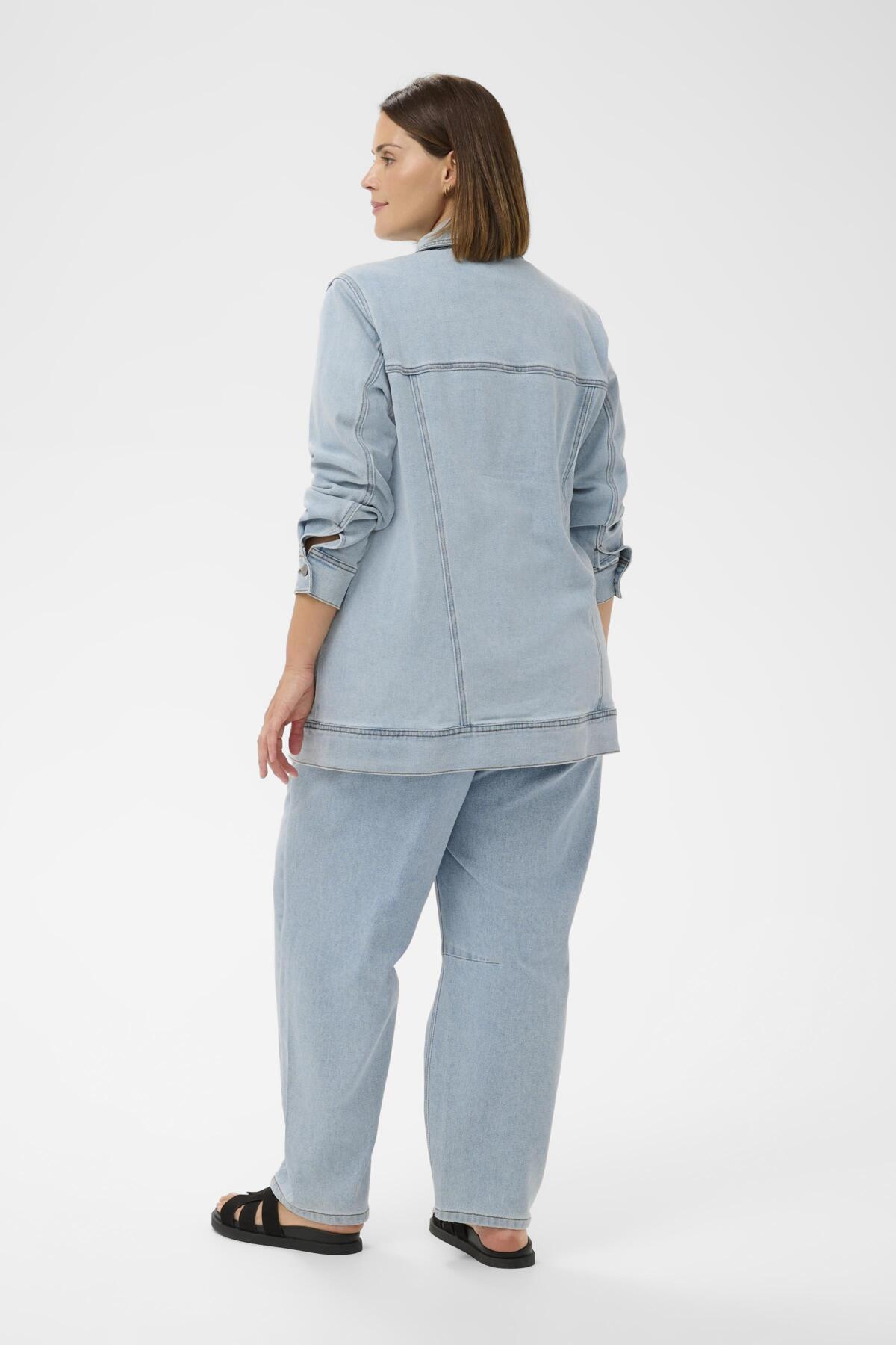 KCninna Denim Jacket Ljusblå Tvättad Denim - 1090 - 10584032