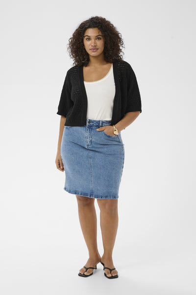 KCvaleri Denim Skirt Blue Washed Denim - 100166 - 10584054 Thumbnail