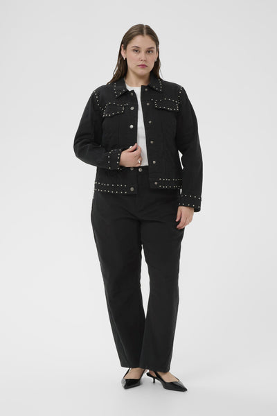 KCbrenn Twill Jacket Washed Black Twill - 109236 - 10584075 Thumbnail