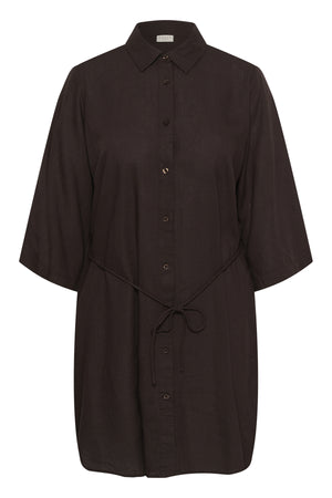 KCmille Short Shirt Dress Black Coffee - 191111 - 10584077