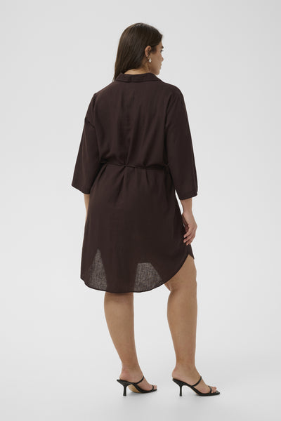 KCmille Short Shirt Dress Black Coffee - 191111 - 10584077 Thumbnail