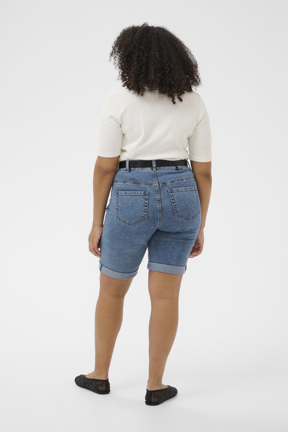 KCvilana Denim Shorts Washed Blue Denim - 103166 - 10584086