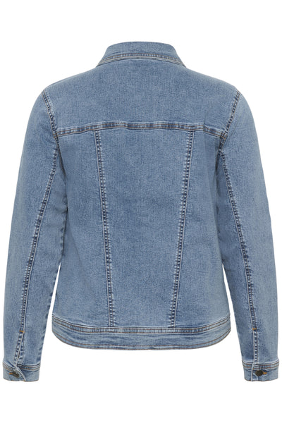 KCvilana Denimjacka Washed Blue Denim - 103166 - 10584088 Thumbnail