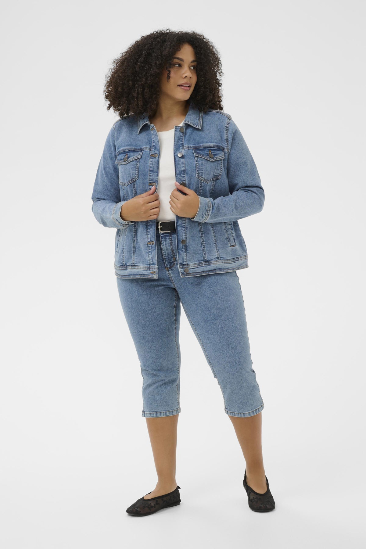KCvilana Denimjacka Washed Blue Denim - 103166 - 10584088
