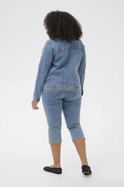 KCvilana Denimjacka Washed Blue Denim - 103166 - 10584088 Thumbnail