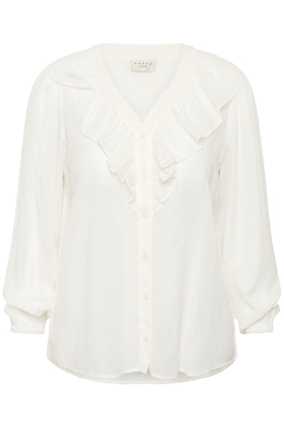 KClana Frill Blouse Chalk - 10584098 Thumbnail