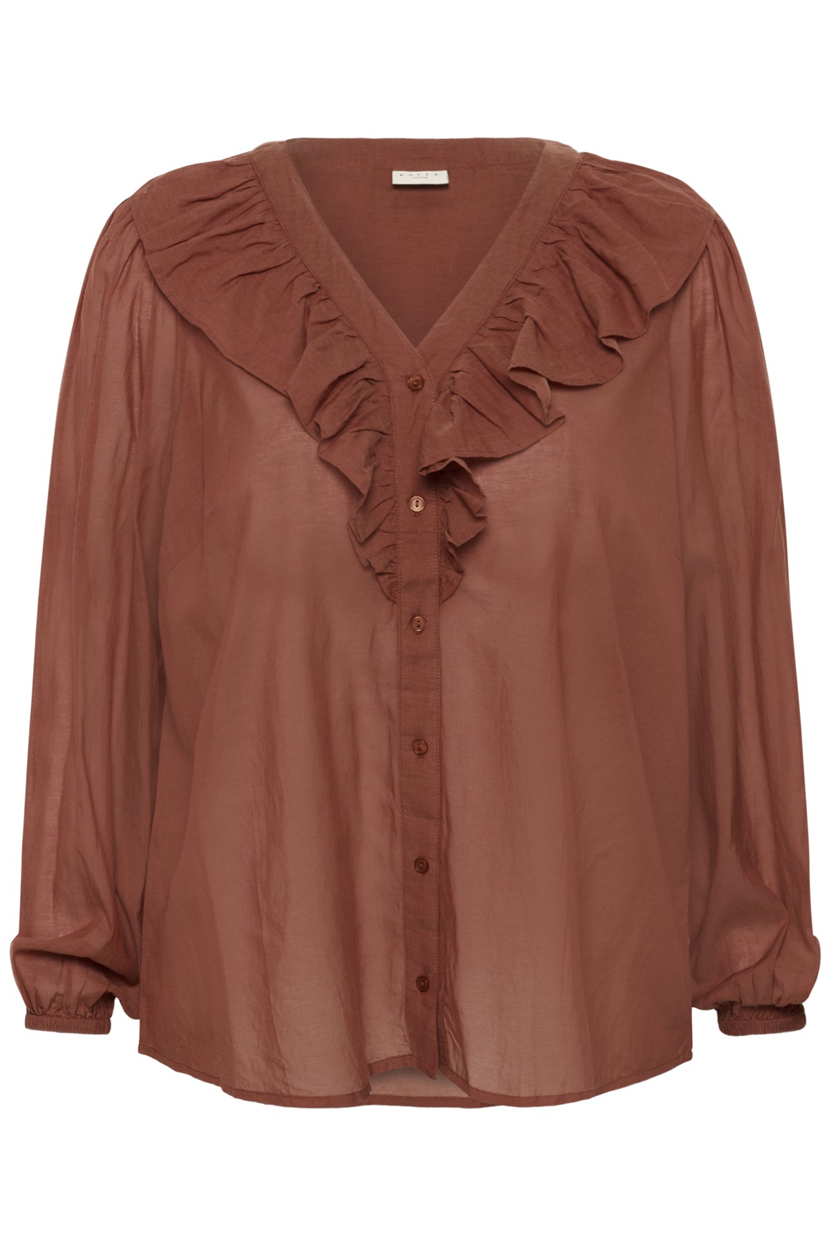KClana Frill Blouse Henna - 10584098