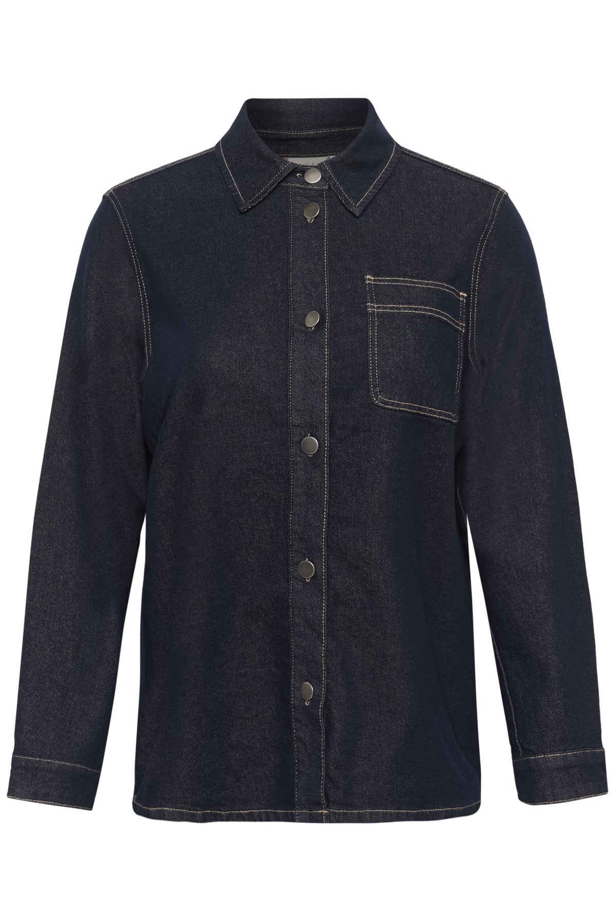 KCroria Denimskjorta otvättad blå denim - 10584099