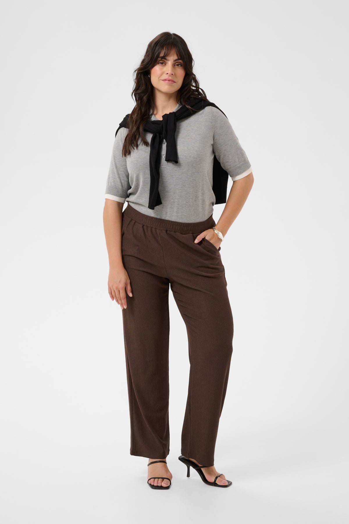 KCkristin Byxor Coffee Bean - 190915 - 10584616