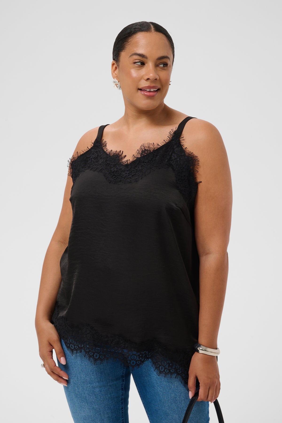 KCjanie Topp Svart Deep CC. - 106480 - 10584626