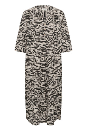 CRBellis Kaftan Klänning Monochrome Animal - 10611577