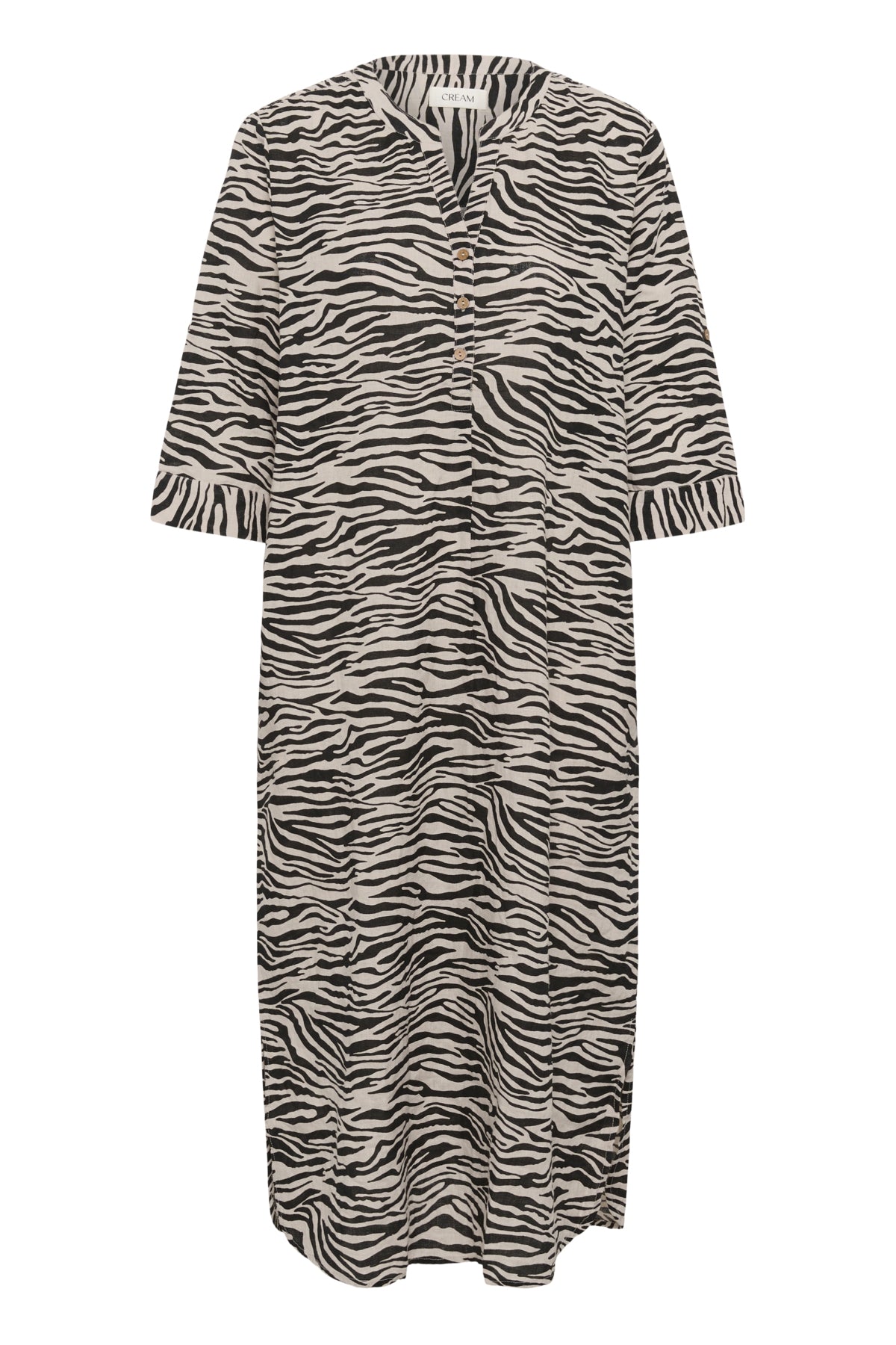 CRBellis Kaftan Klänning Monochrome Animal - 10611577
