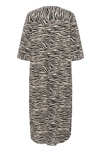 CRBellis Kaftan Klänning Monochrome Animal - 10611577 Thumbnail