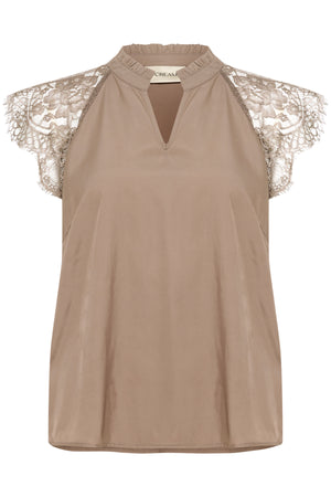 CRNola Lace Blouse Fossil - 170909 - 10611693