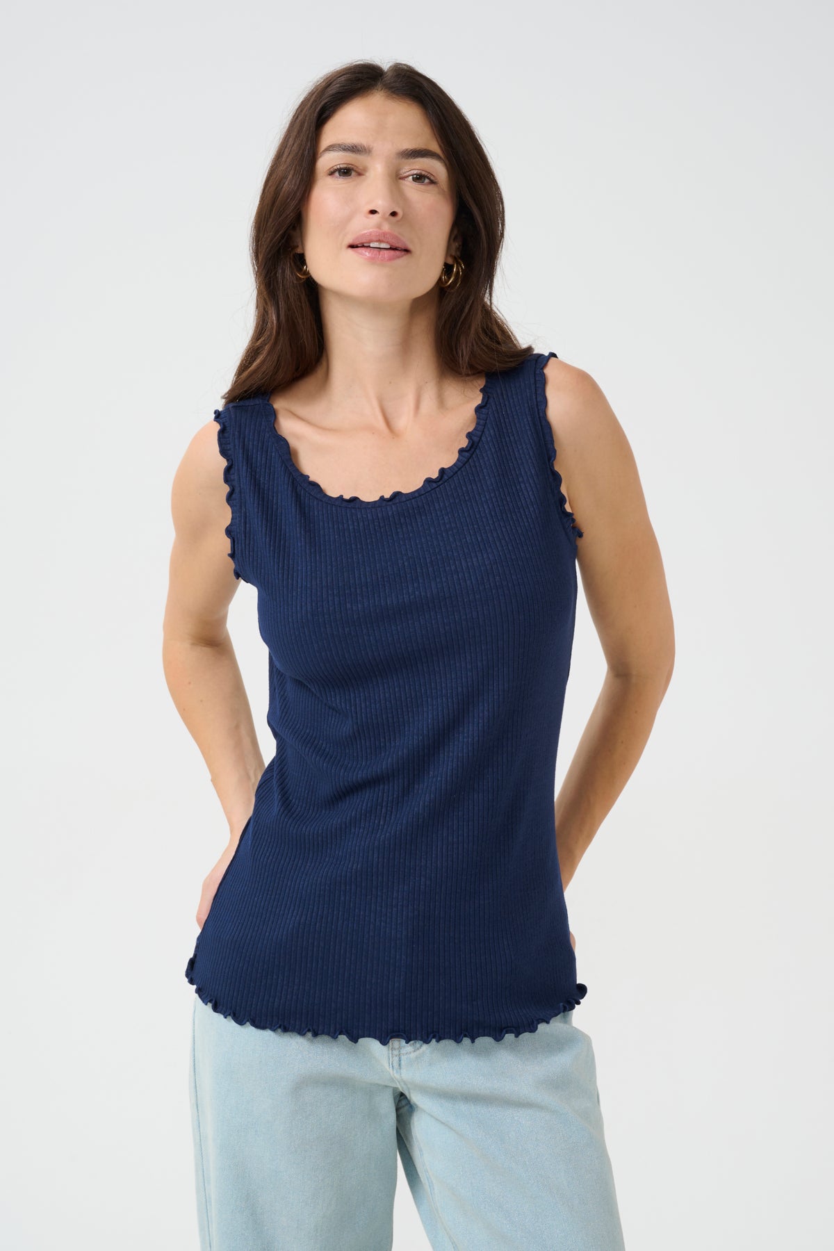 CRRibba Top Navy Blazer