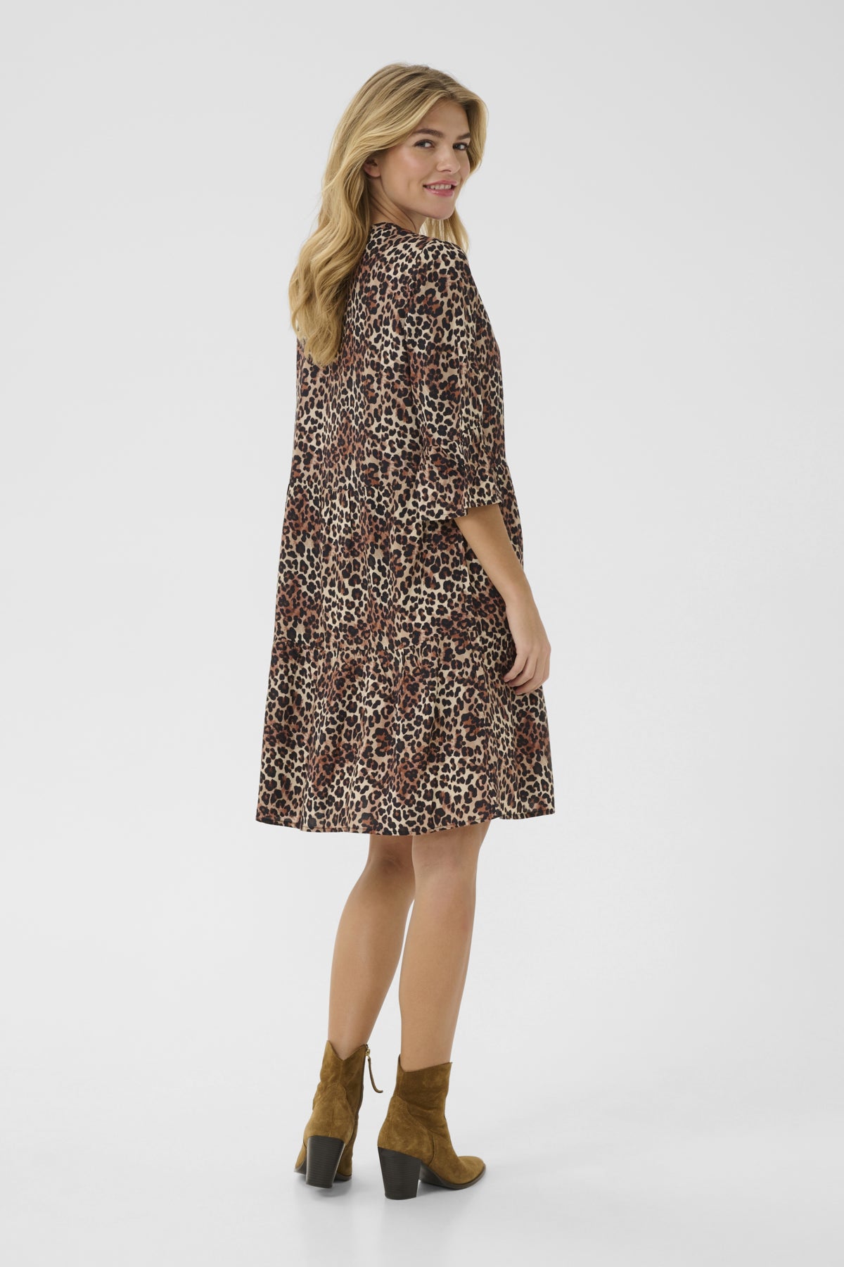 CREmmiy Klänning Leopard Mix - 10612935