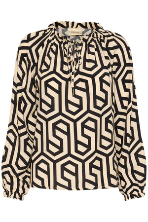 CRAstra Blus Geometrisk Svart Vit - 10613115