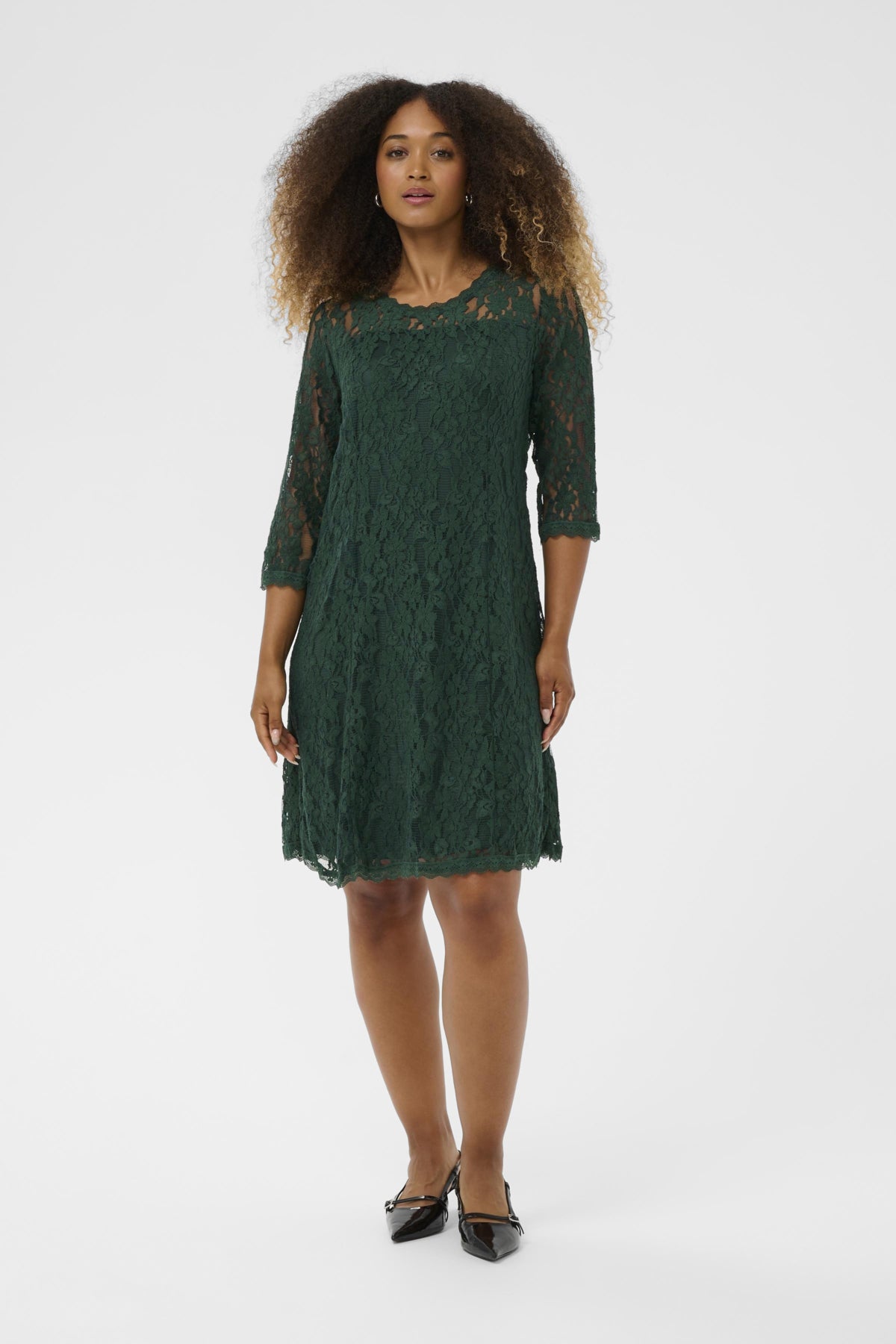 CRKit 3/4-ärmad klänning Sea Moss - 10613239