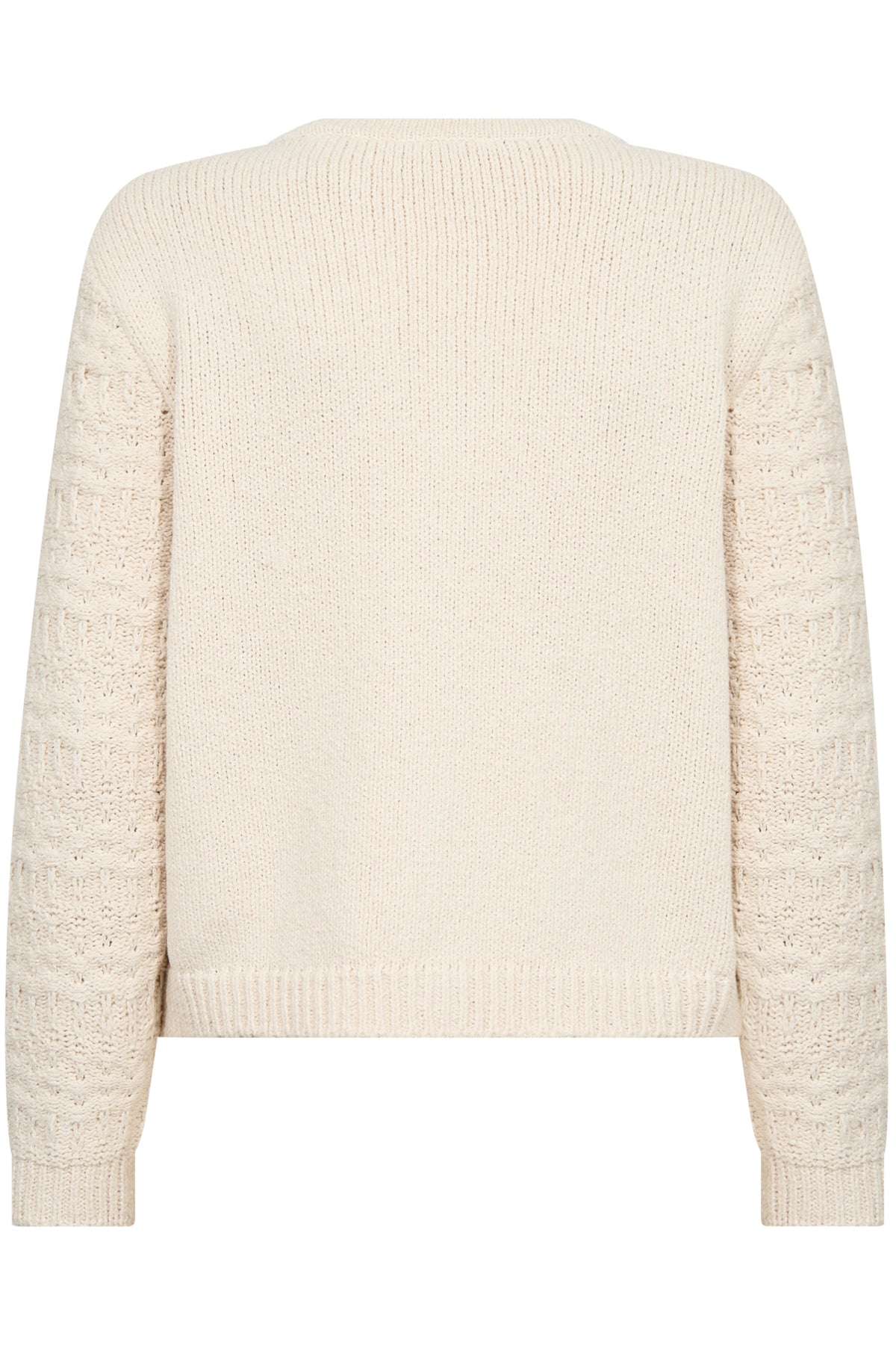 CRPoppi Stickad kofta Eggnog - 10613315