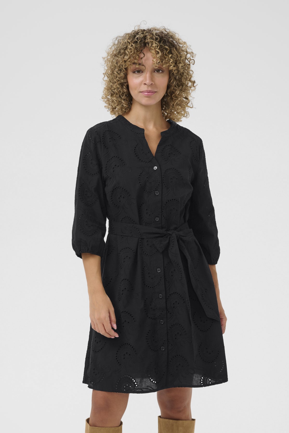 CRDelia kort klänning Pitch Black - 10613325