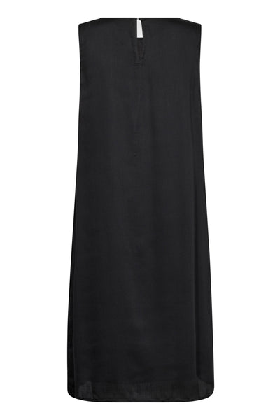 CRAqurella Dress Black med stor blomma - 10613453 Thumbnail