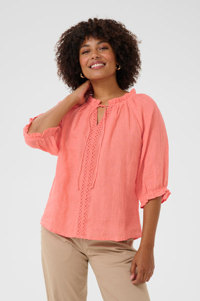 CRBellis Lace Blouse Porcelain Rose - 10613469 Thumbnail
