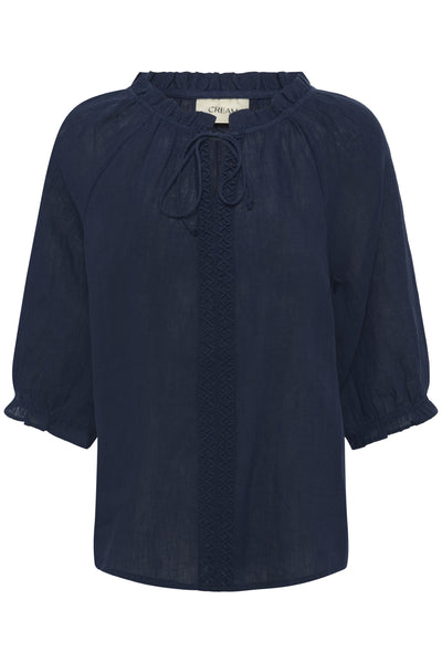 CRBellis Lace Blouse Dress Blues - 10613469 Thumbnail
