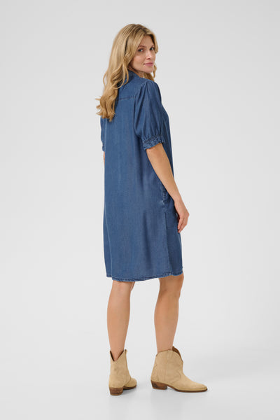 CRMolly Klänning Toronto Medium Blue denim - 10613523 Thumbnail