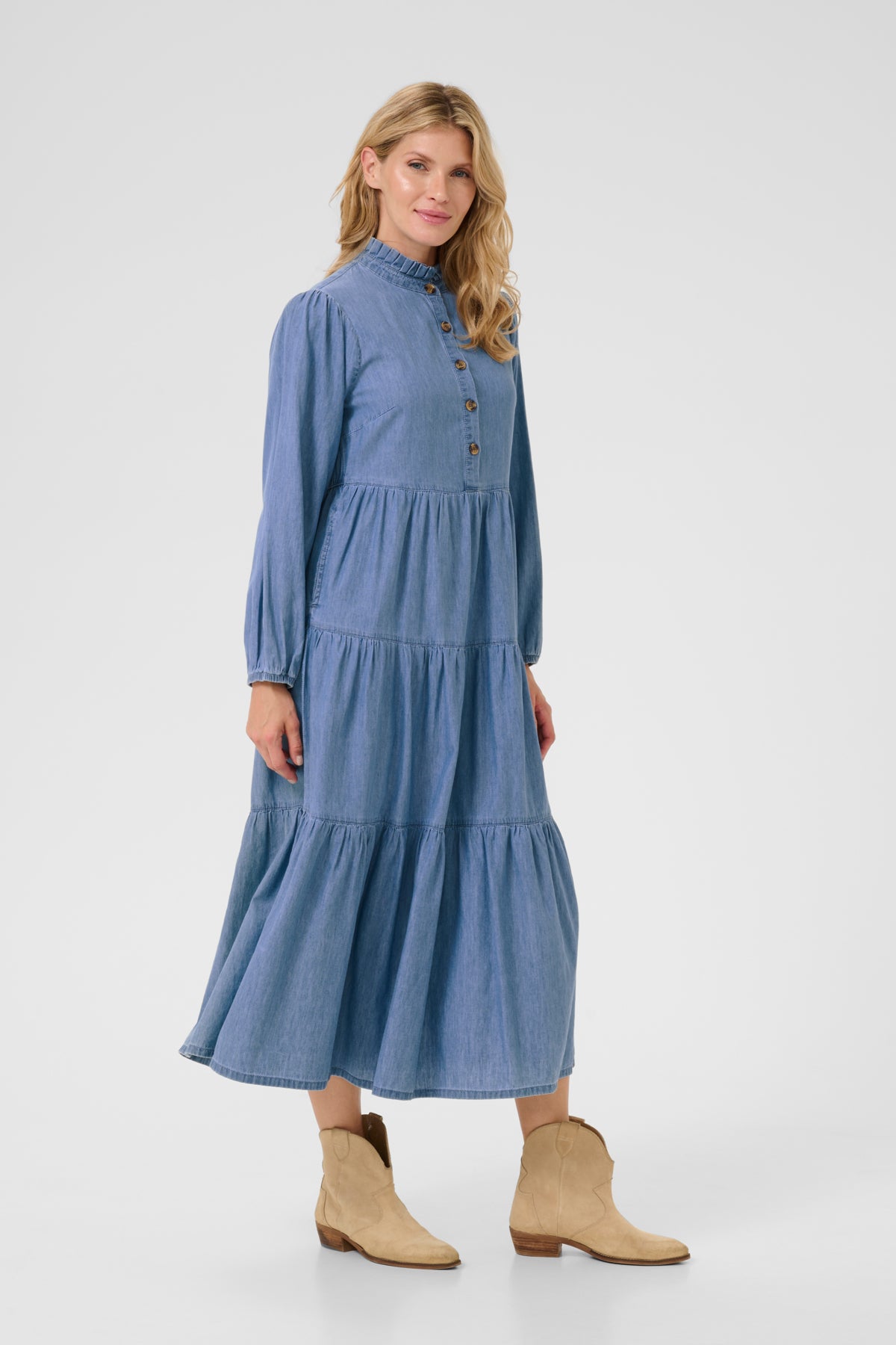 CRBritt Klänning Toronto Medium Blue denim - 10613528
